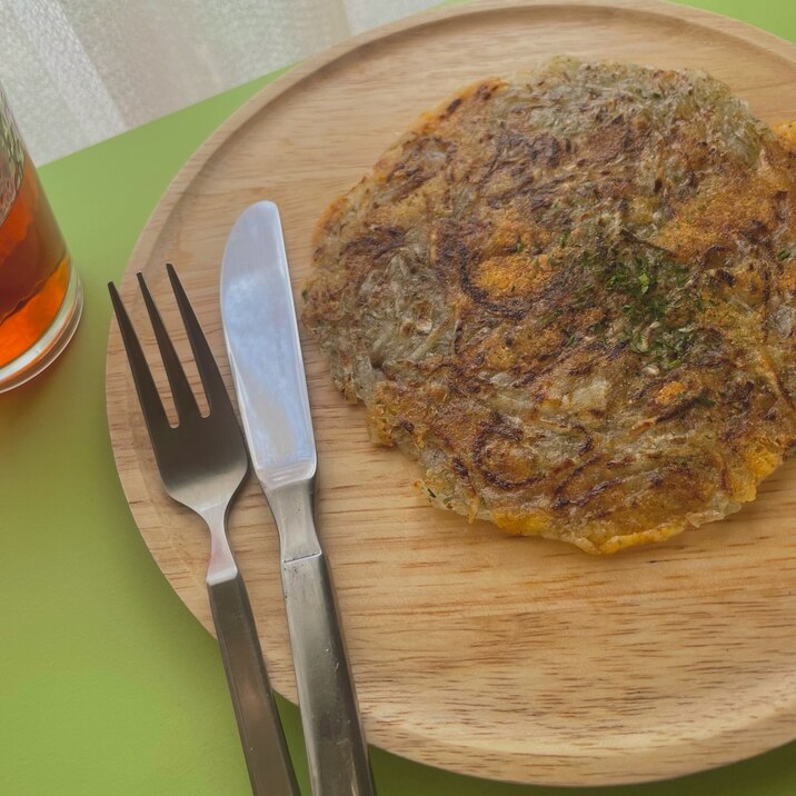 ★超簡単カリもちっ大根ガレット〜青のりチーズ味〜★